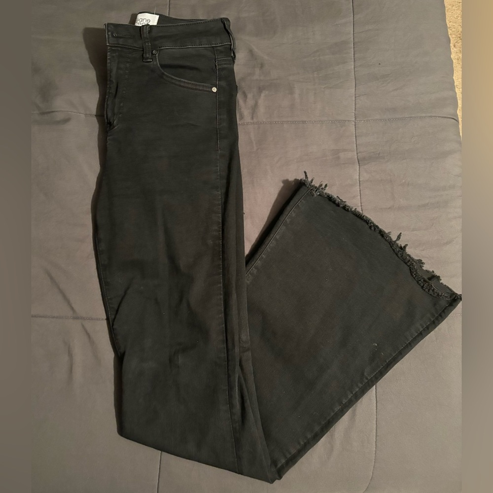 Black bell bottom jeans